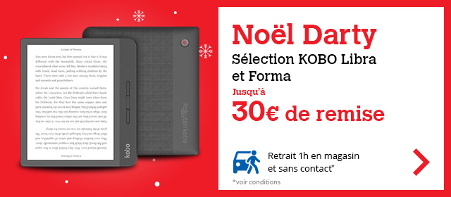 Sélection KOBO<br>Jusqu'à 30€ de remise