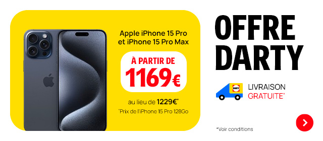 iPhone 15 pro, iPhone 15 pro max - Apple - Darty