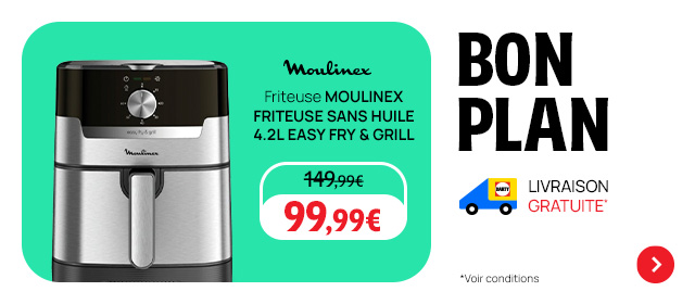 Friteuse sans huile easy fry & grill digital ez505d10 gris Moulinex
